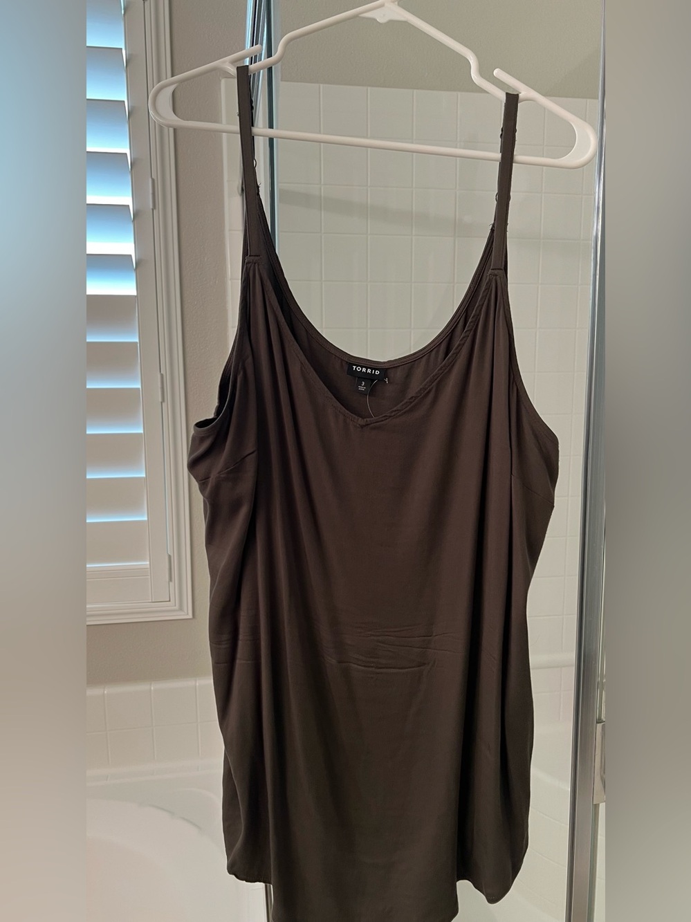 NWOT Torrid Green Super Soft Swing Cami Tank Top Size 3 3X 22-24